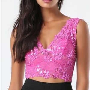 Victoria secret karina beaded bra top